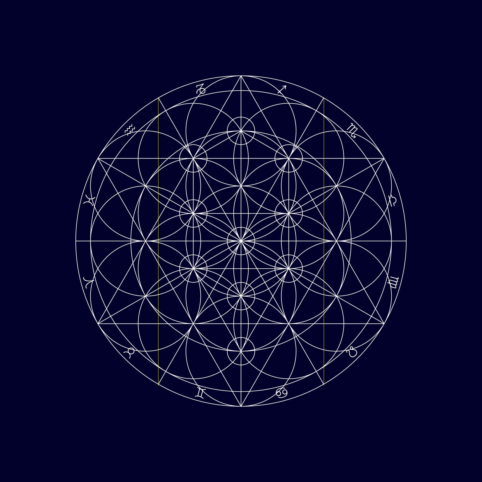 Cosmic Flower-w-lines Cosmic Flower-w-lines